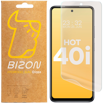 Folia matowa Bizon Glass Hydrogel Sun do Infinix Hot 40i, 2 sztuki