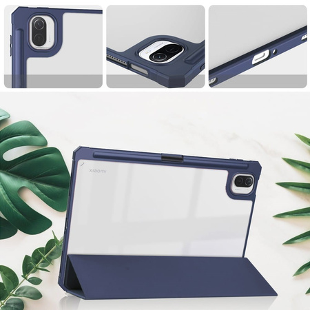 Etui Bizon Case Tab Clear Matt do Xiaomi Pad 5 / 5 Pro 11.0, granatowe