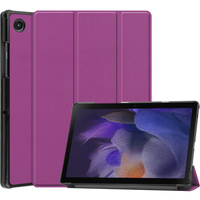 Etui Bizon Case Tab Croc do Galaxy Tab A8 2021, ciemnofioletowe