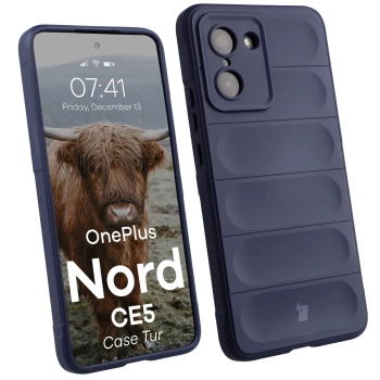 Pancerne etui Bizon Case Tur do OnePlus Nord CE5 5G, granatowe