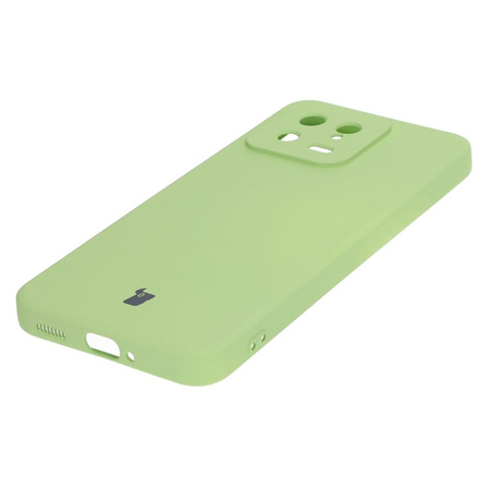 Etui Bizon Case Silicone Sq do Xiaomi 13, jasnozielone