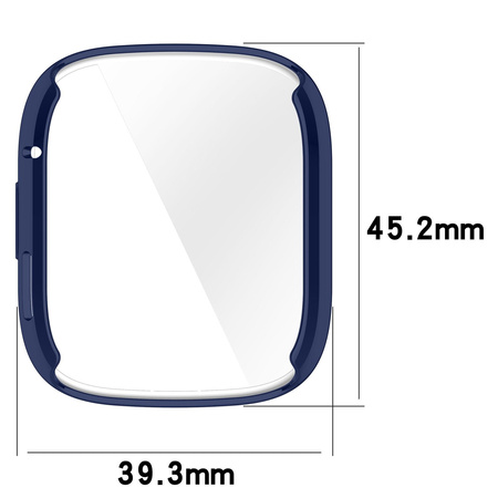 Etui Bizon Case Watch Felipe do Xiaomi Redmi Watch 3, niebieskie