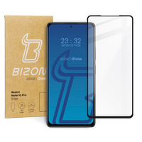 Szkło hartowane Bizon Glass Edge do Redmi Note 10 Pro, czarne
