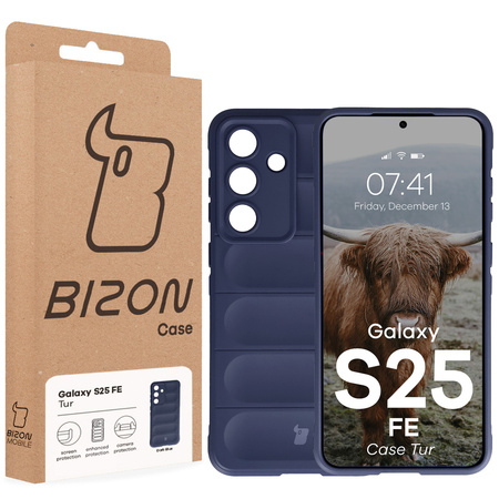 Pancerne etui Bizon Case Tur do Galaxy S25 FE, granatowe