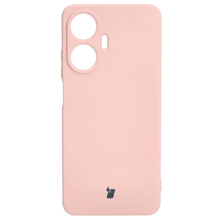 Etui Bizon Case Silicone do Realme C55, jasnoróżowe