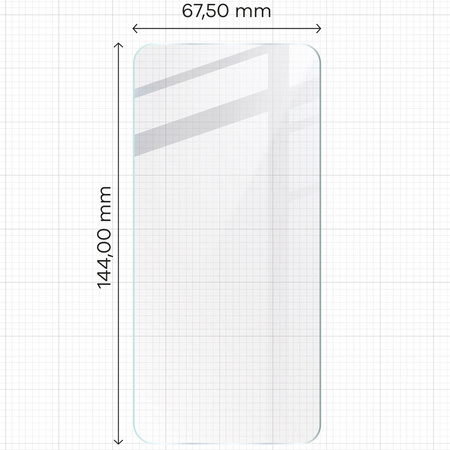 Elastyczne szkło hybrydowe Bizon Glass Mule do Galaxy S24