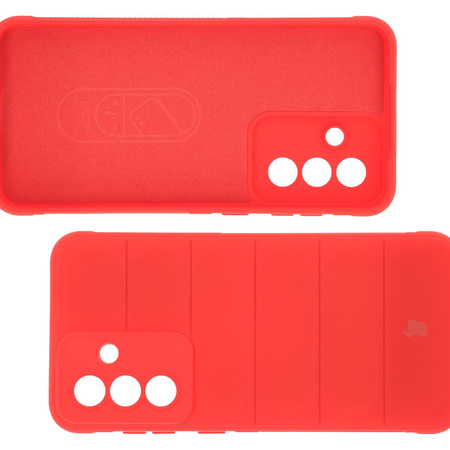 Pancerne etui Bizon Case Tur do Galaxy A36 5G / Galaxy A56 5G, czerwone