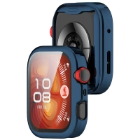 Etui z osłoną ekranu Bizon Case Watch Felipe do Huawei Watch Fit 4, niebieskie