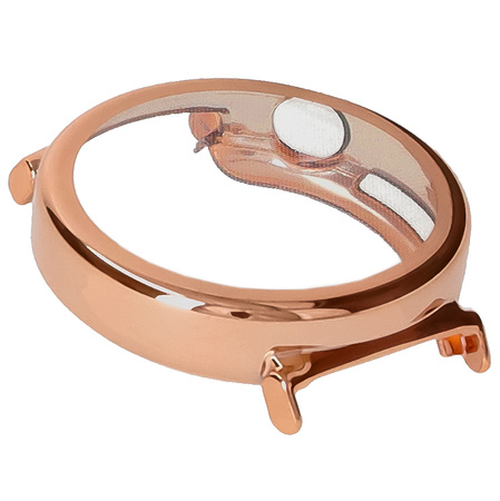 Etui Bizon Case Watch Felipe do Huawei Watch GT 5 41 mm, różowozłote