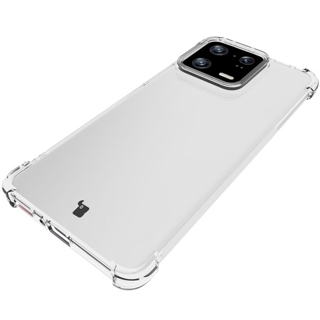 Etui + 2x folia + obiektyw Bizon Case Clear Pack do Xiaomi 13 Pro, przezroczyste