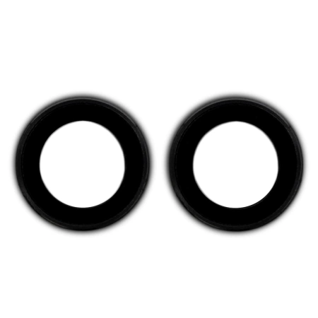 Szkło na aparat Bizon Glass Snap Lens do Motorola Razr 60 Ultra, 1 zestaw, czarna ramka