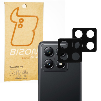 Szkło na aparat Bizon Glass Silk Lens do Xiaomi 14T Pro, 2 sztuki