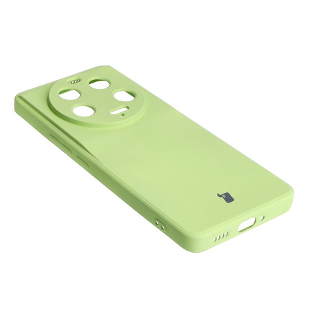 Etui Bizon Case Silicone Sq do Xiaomi 13 Ultra, jasnozielone