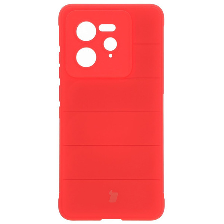Pancerne etui Bizon Case Tur do Realme GT 7 Pro, czerwone