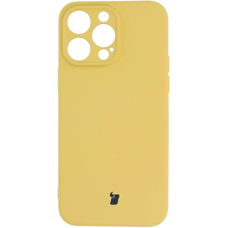 Etui Bizon Case Silicone do iPhone 14 Pro Max, żółte