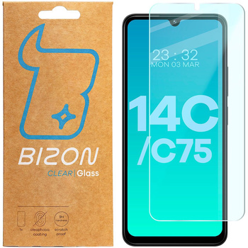 Szkło hartowane Bizon Glass Clear 2 do Xiaomi Redmi 14C 4G / POCO C75