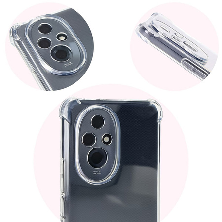 Elastyczne etui Bizon Case Salpa do Honor 200 Pro, przezroczyste