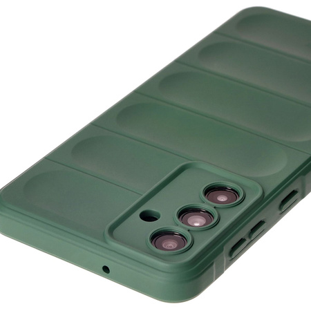 Pancerne etui Bizon Case Tur do Galaxy M55 5G, ciemnozielone