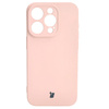 Etui Bizon Case Silicone do Apple iPhone 15 Pro, jasnoróżowe