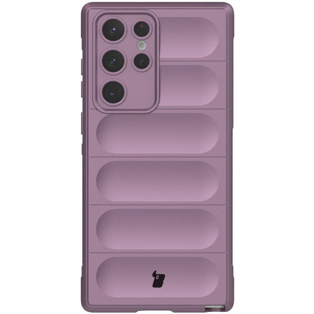 Pancerne etui Bizon Case Tur do Galaxy S22 Ultra, jasnofioletowe