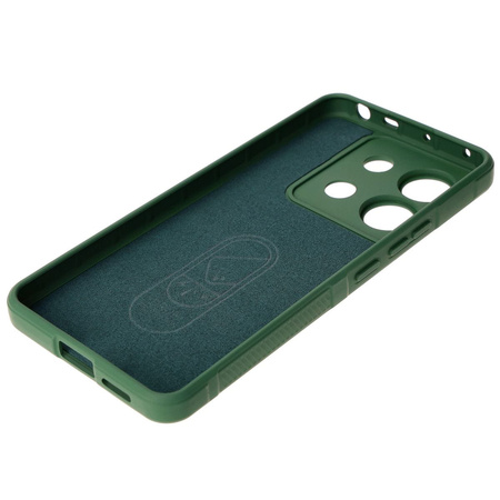 Pancerne etui Bizon Case Tur do Xiaomi Poco X6 / Xiaomi Redmi Note 13 Pro 5G, ciemnozielone