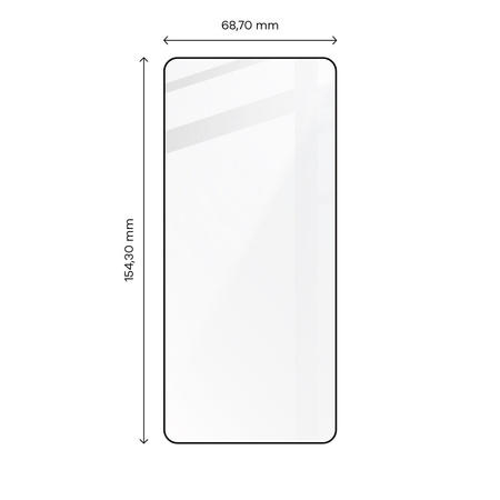 Szkło hartowane Bizon Glass Edge 2 do Realme 10 4G, czarne