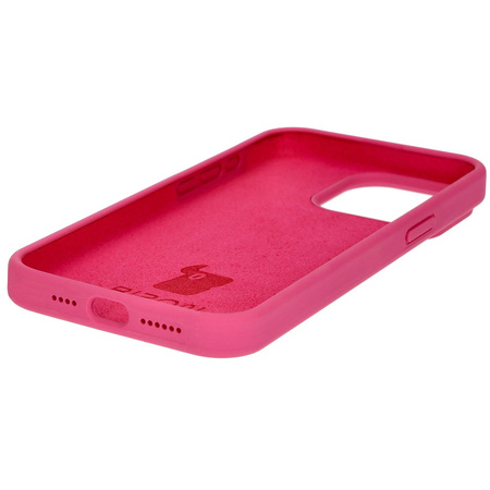 Etui silikonowe Bizon Soft Case do iPhone 15 Pro Max, fuksja