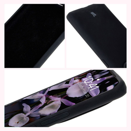 Silikonowe etui Bizon Soft Case do Honor 200 Pro, czarne