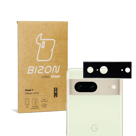 Szkło na aparat Bizon Glass Silk Lens dla Pixel 7, 2 sztuki