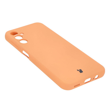 Etui Bizon Case Silicone do Galaxy A14 4G/5G, pomarańczowe