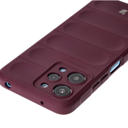 Pancerne etui Bizon Case Tur do Xiaomi Redmi 12, burgundowe