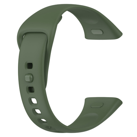 Pasek Bizon Strap Watch Dots do Xiaomi Redmi Watch 3, ciemnozielony