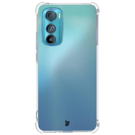 Etui + 2x szkło + obiektyw Bizon Case Clear Pack do Moto Edge 30, przezroczyste