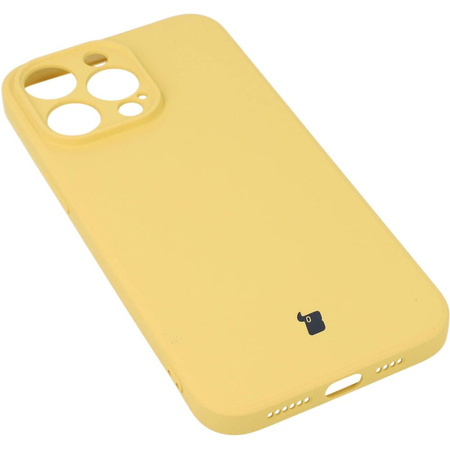 Etui Bizon Case Silicone do iPhone 14 Pro Max, żółte