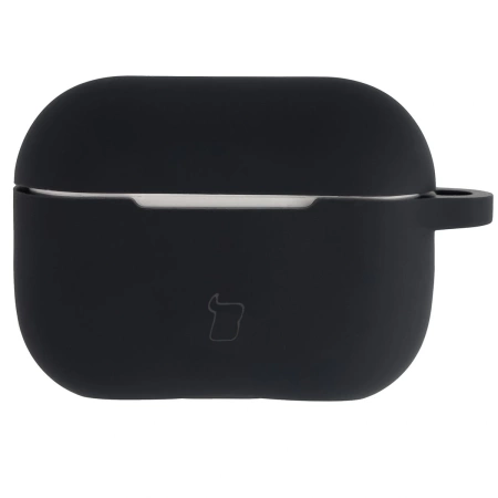 Silikonowe etui z karabińczykiem Bizon Case Headphone Silicone do AirPods Pro 2, czarne