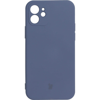 Etui Bizon Case Silicone do iPhone 12, szare