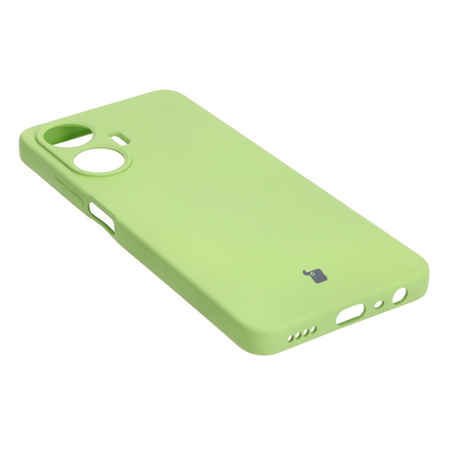 Etui Bizon Case Silicone do Realme C55, jasnozielone