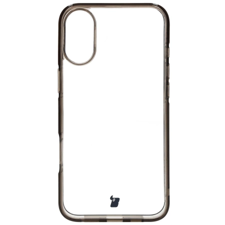Etui Bizon Case Halo do iPhone 16 Plus, przydymione-czarne