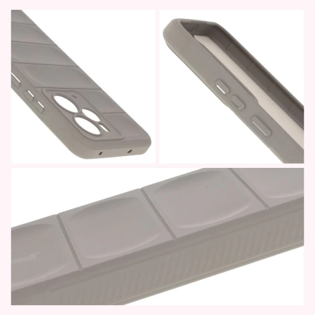 Pancerne etui Bizon Case Tur do Realme 14 5G, jasnoszare