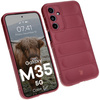 Pancerne etui Bizon Case Tur do Galaxy M35 5G, ciemnofioletowe