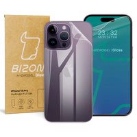 Folia hydrożelowa na tył i przód Bizon Glass Hydrogel, iPhone 14 Pro