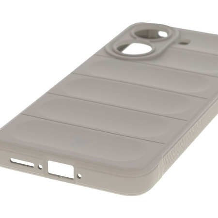 Pancerne etui Bizon Case Tur do Xiaomi Poco X7 Pro, jasnoszare