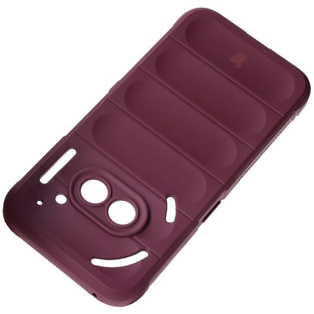 Pancerne etui Bizon Case Tur do Nothing Phone (2a) / (2a) Plus, ciemnofioletowe