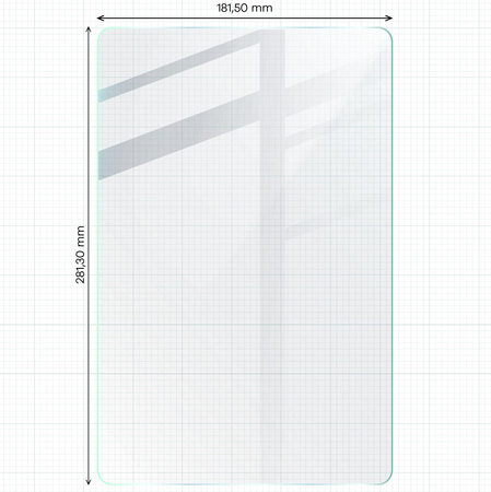 Szkło hartowane Bizon Glass Tab Clear do Galaxy Tab S10 Plus/S9 FE Plus/S9 Plus/S8 Plus/S7 Plus/S7 FE, 2 sztuki