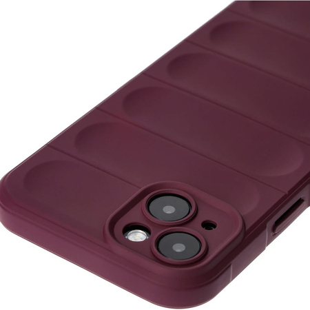 Pancerne etui Bizon Case Tur do iPhone 15 Plus, burgundowe