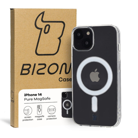 Etui Bizon Case Pure Magnetic do Apple iPhone 14, przezroczyste