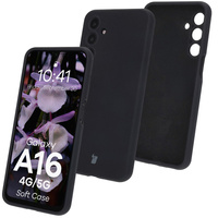 Silikonowe etui Bizon Soft Case do Galaxy A16 4G/5G, czarne