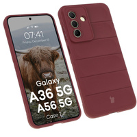 Pancerne etui Bizon Case Tur do Galaxy A36 5G / Galaxy A56 5G, ciemnofioletowe