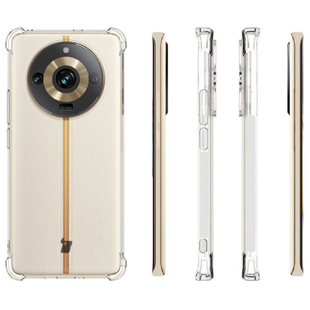 Elastyczne etui Bizon Case Salpa do Realme 11 Pro / 11 Pro+, przezroczyste