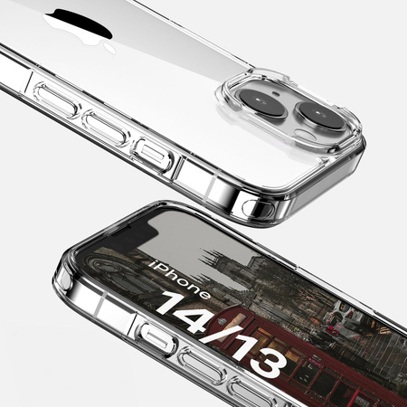 Etui Bizon Case Halo do iPhone 14 / 13, przezroczyste